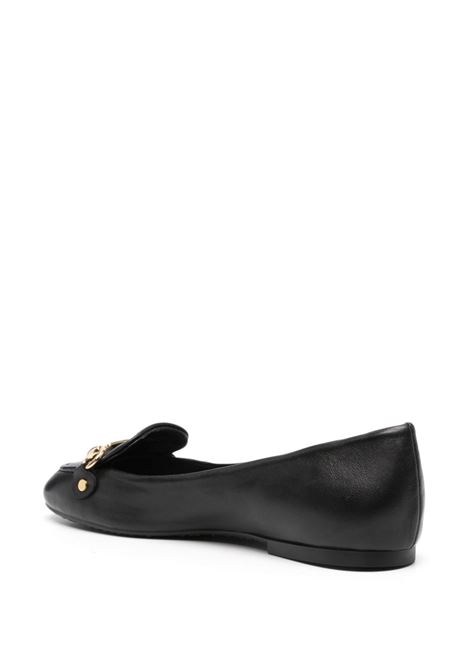 Ballerine con placca logo in nero di See by Chloé - donna SEE BY CHLOÉ | SB43031A999